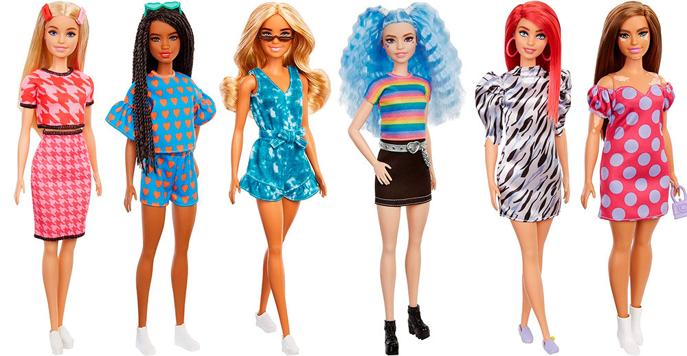 Barbie Fashionistas Doll with Blue and Lavender Hair - wide 6