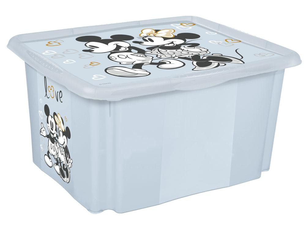 Keeeper Úložný box s víkem malý "Mickey", Modrá II 4,2 l