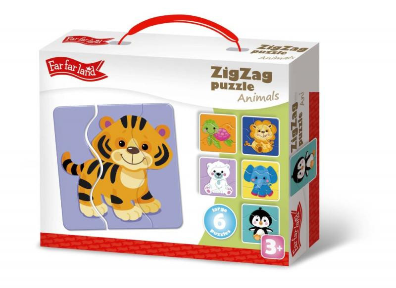 Kids Do ZigZag puzzle - zvířata
