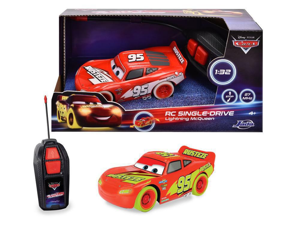 Dickie RC Cars Blesk McQueen Single Drive Glow Racers 1:32, 1kan
