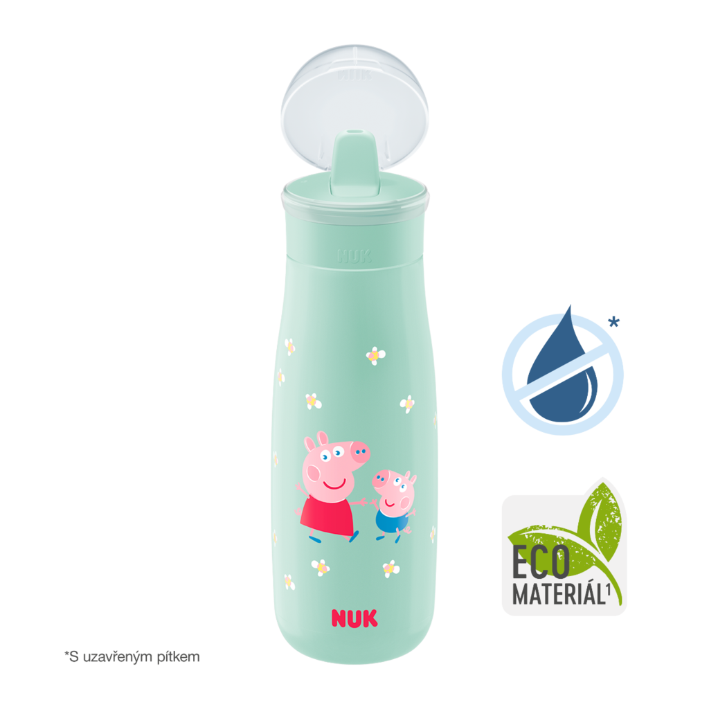 NUK Láhev Mini-Me Flip Peppa Pig 450 ml (12+ m.)