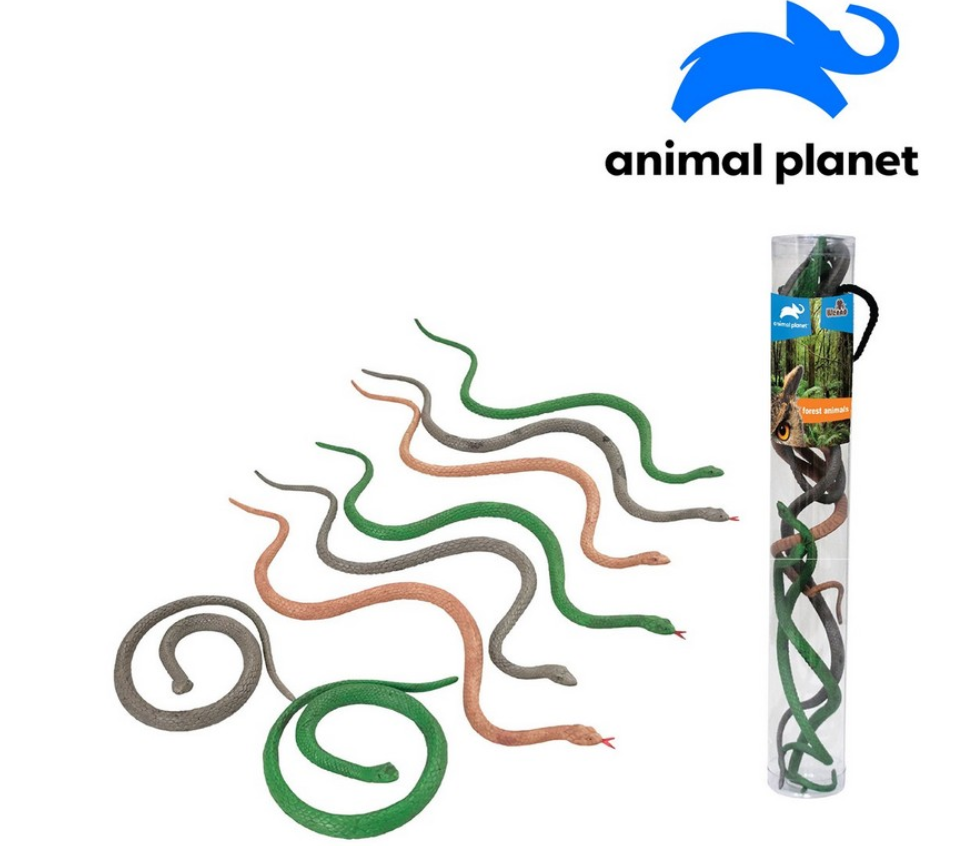 Animal Planet Zvířátka v tubě - hadi, 8 ks mobilní aplikace pro zobrazení zvířátek