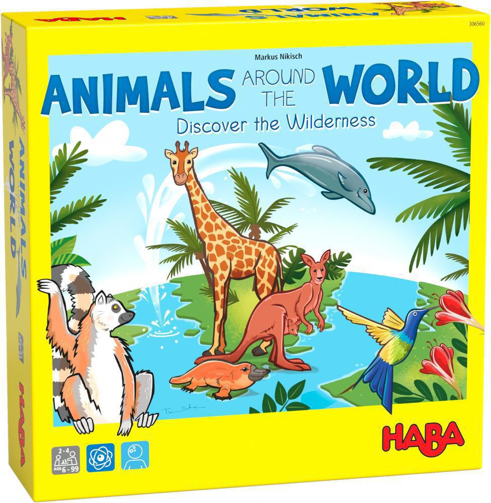 Haba Společenská hra pro děti Zvířátka světa