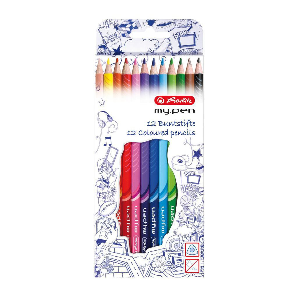 Herlitz - Pastelky 12 barev My.pen