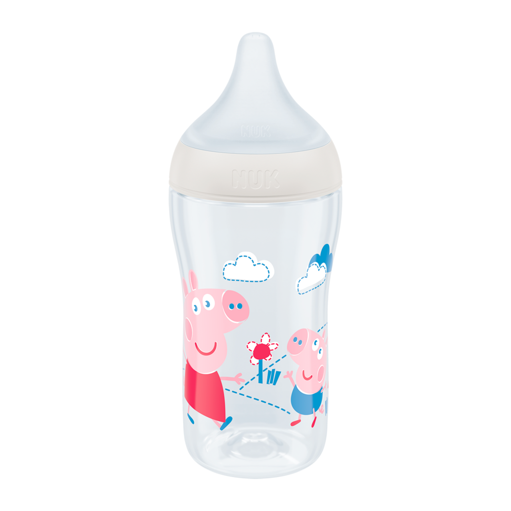 NUK Perfect Match láhev Peppa Pig s kontrolou teploty 260 ml