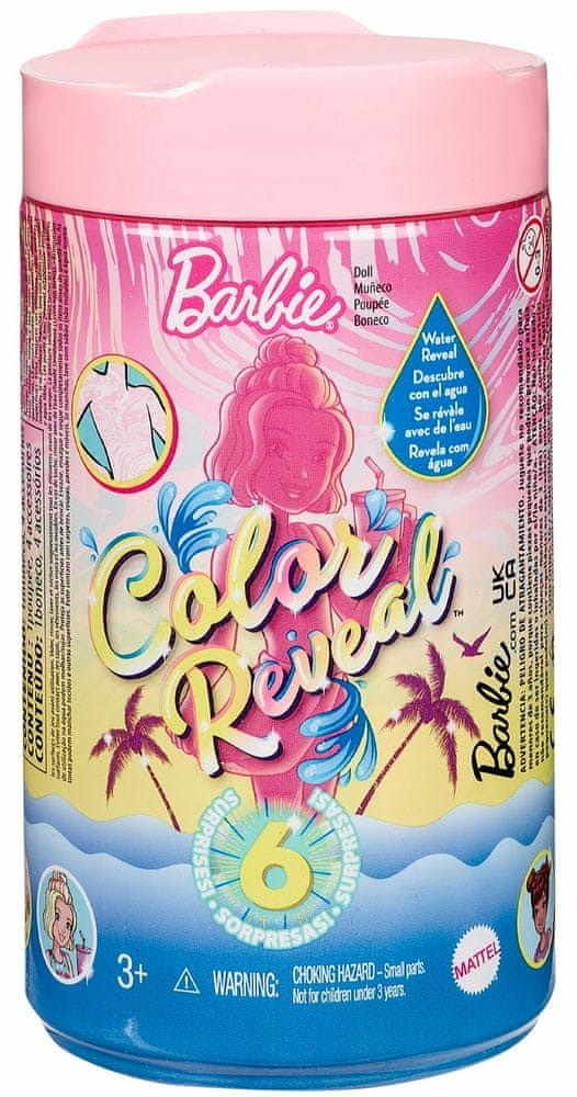Mattel Barbie Color Reveal Chelsea mramor GTT25
