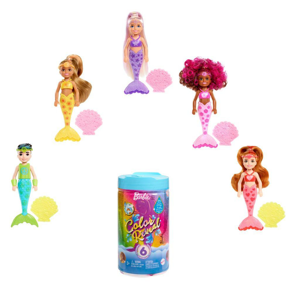 Mattel Barbie Color reveal Chelsea déšť/slunce