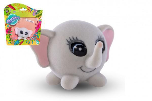 TM Toys Zvířátko Flockies Slon Emma fliška 4 cm