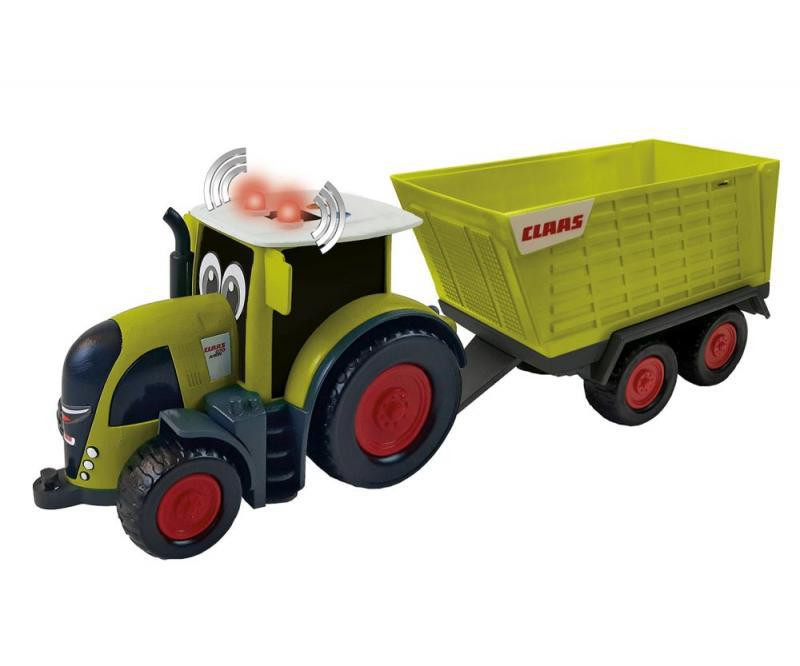 Happy People Traktor s přívěsem Claas Kids Axion 870+ Cargos 750