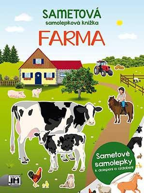 Jiri Models Sametová samolepková knížka Farma