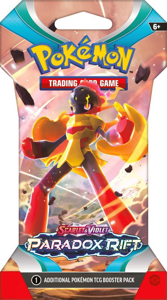 Pokémon Company Pokémon TCG: SV04 Paradox Rift - 1 Blister Booster