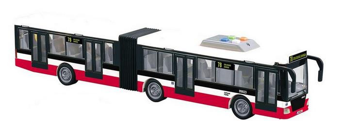 City Collection Autobus na setrvačník 44 cm, mluví česky, hlásí zastávky, CZ design