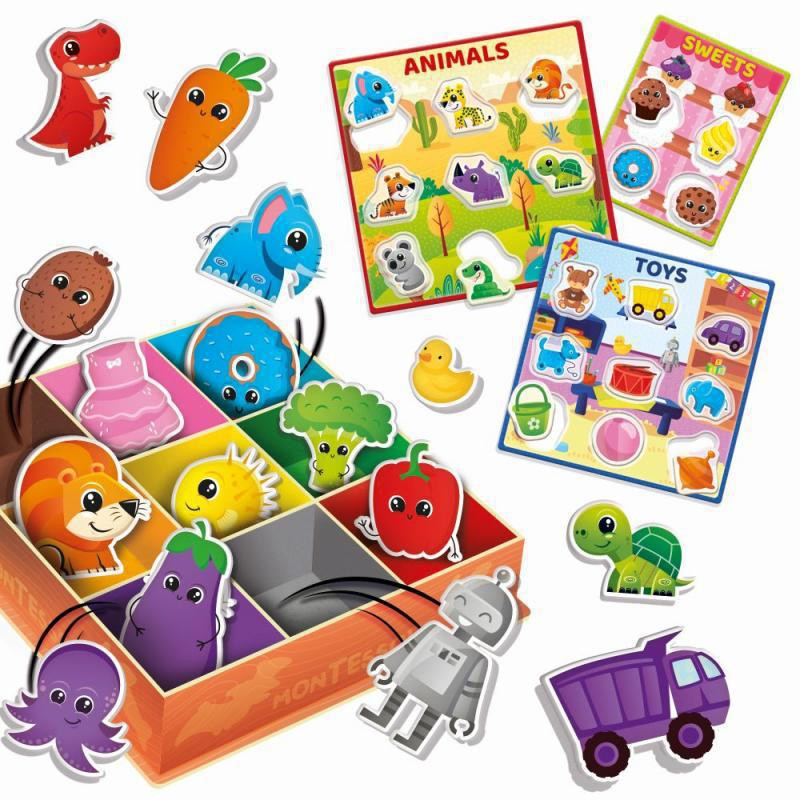 Liscianigioch Montessori baby krabička - Barvy