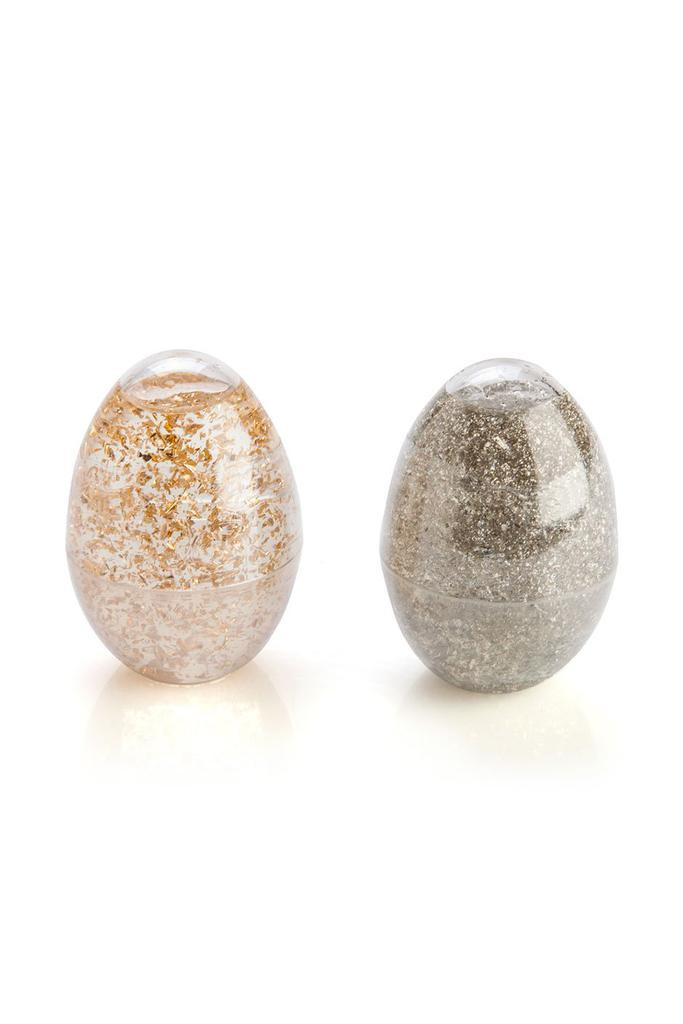 Teddies Sliz - hmota vejce třpytivé glitter 7cm