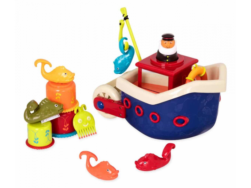 B.toys Loď s kapitánem Fish & Splish