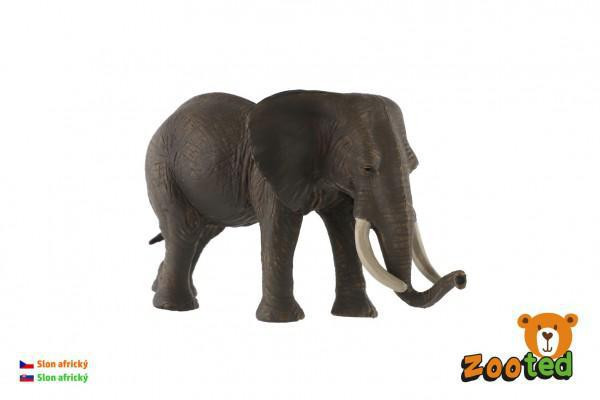 ZOOted Slon africký plast 17 cm