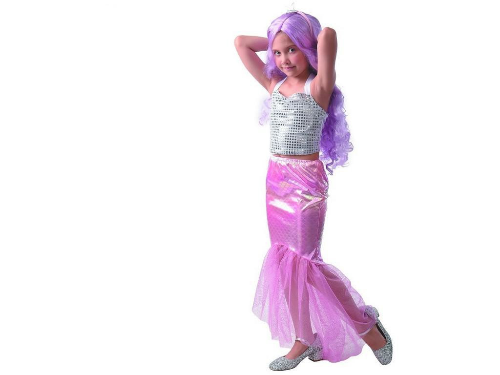 Staň se hvězdou karnevalu Kostým na karneval - mořská panna, 120 - 130 cm
