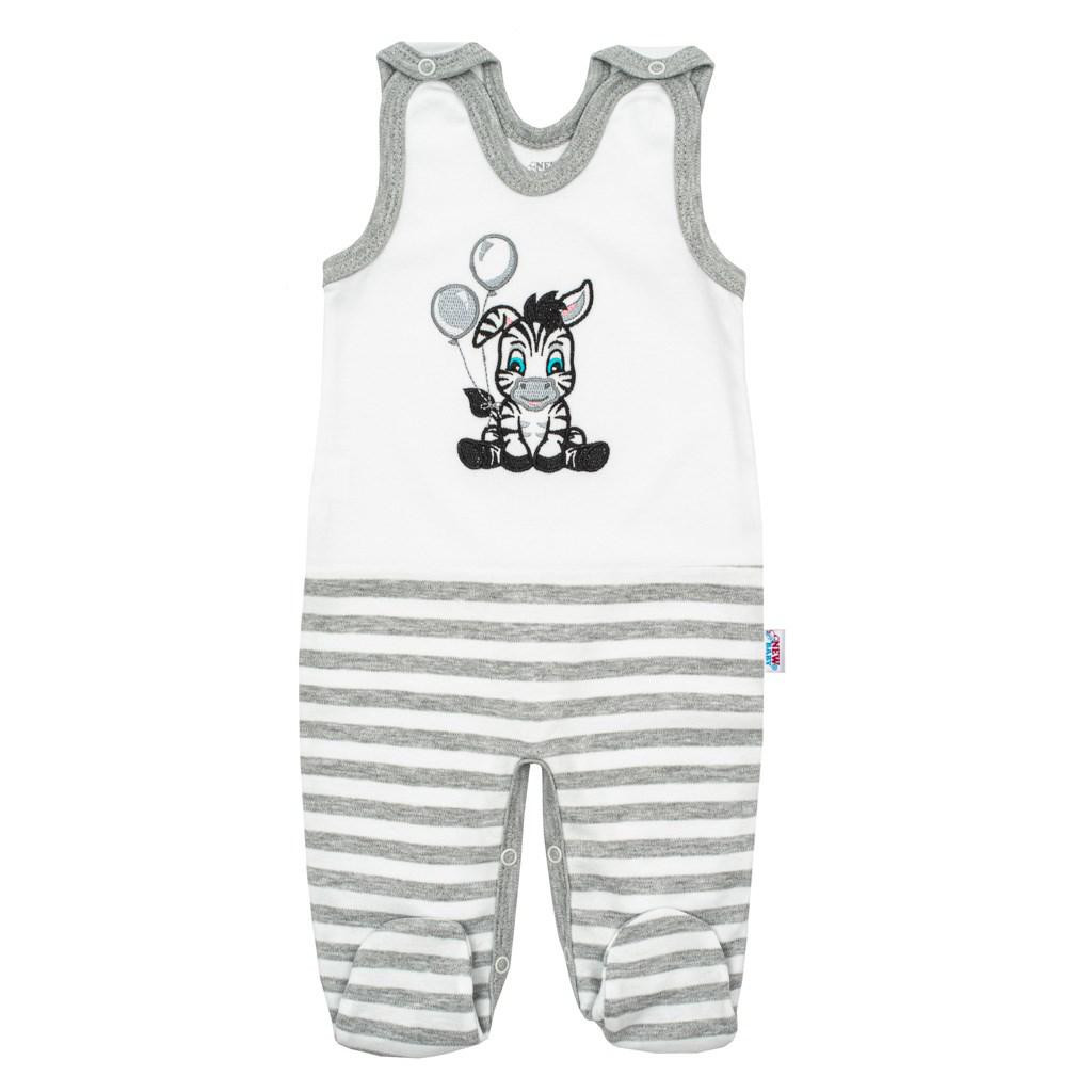 NEW BABY Kojenecké bavlněné dupačky New Baby Zebra exclusive