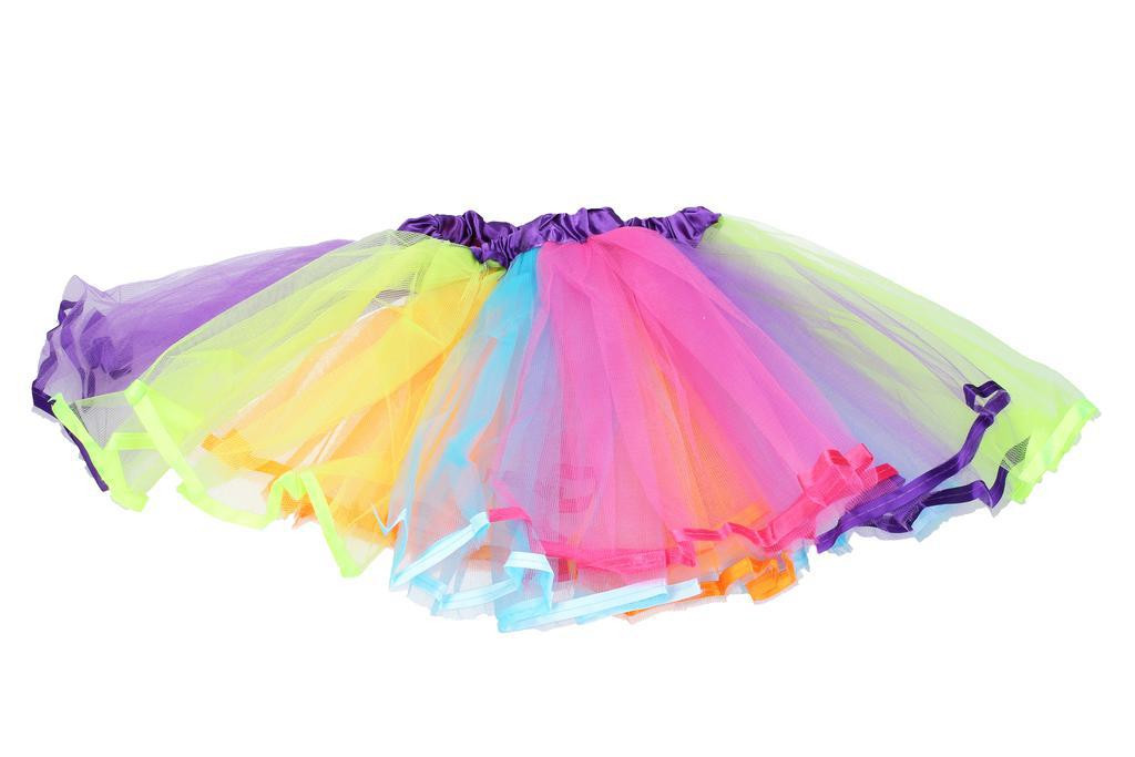 Wiky Set karneval - sukně 30 cm 3 vrsty barevná