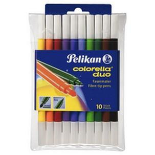 Pelikan Fixy 10 barev, oboustranné, pratelné