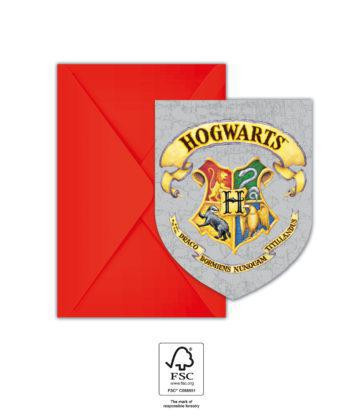 Procos Pozvánky a obálky Harry Potter 6 ks