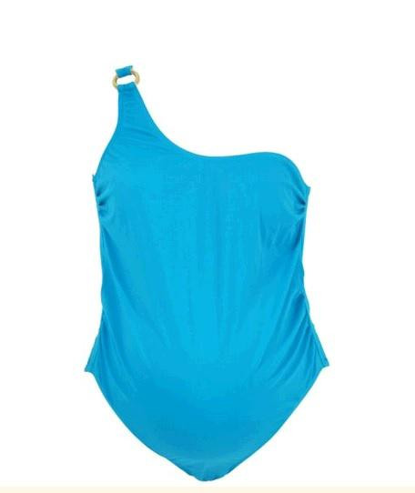 Splash About Těhotenské plavky - Peacock blue