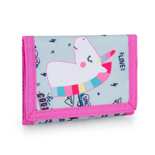 Karton P+P Dětská textilní peněženka Unicorn iconic