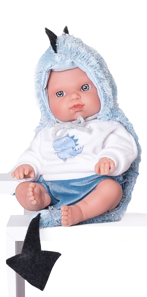 Antonio Juan Dráček - realistická panenka miminko - 21 cm