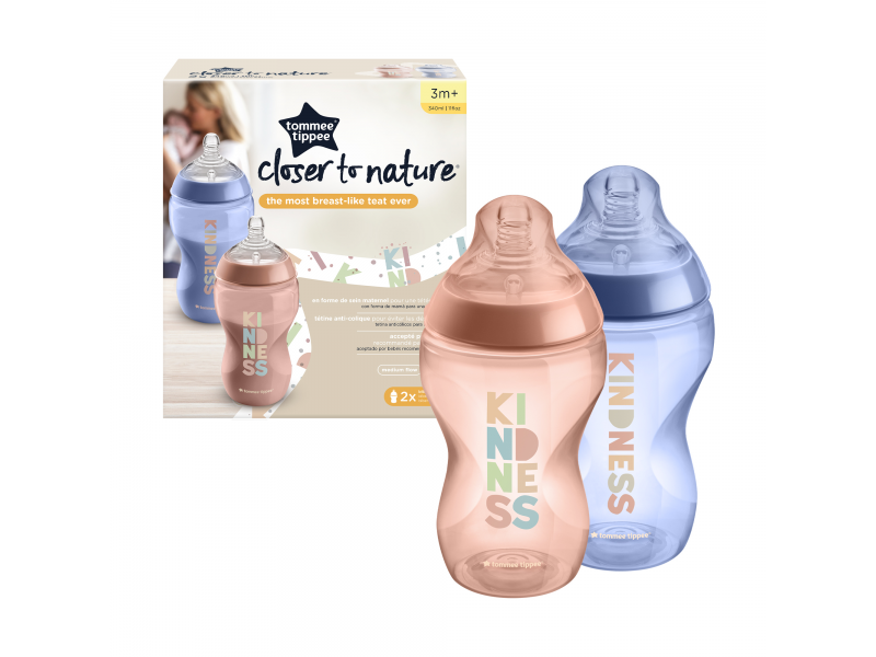 Tommee Tippee Kojenecká láhev C2N 2ks 340 ml 3m+