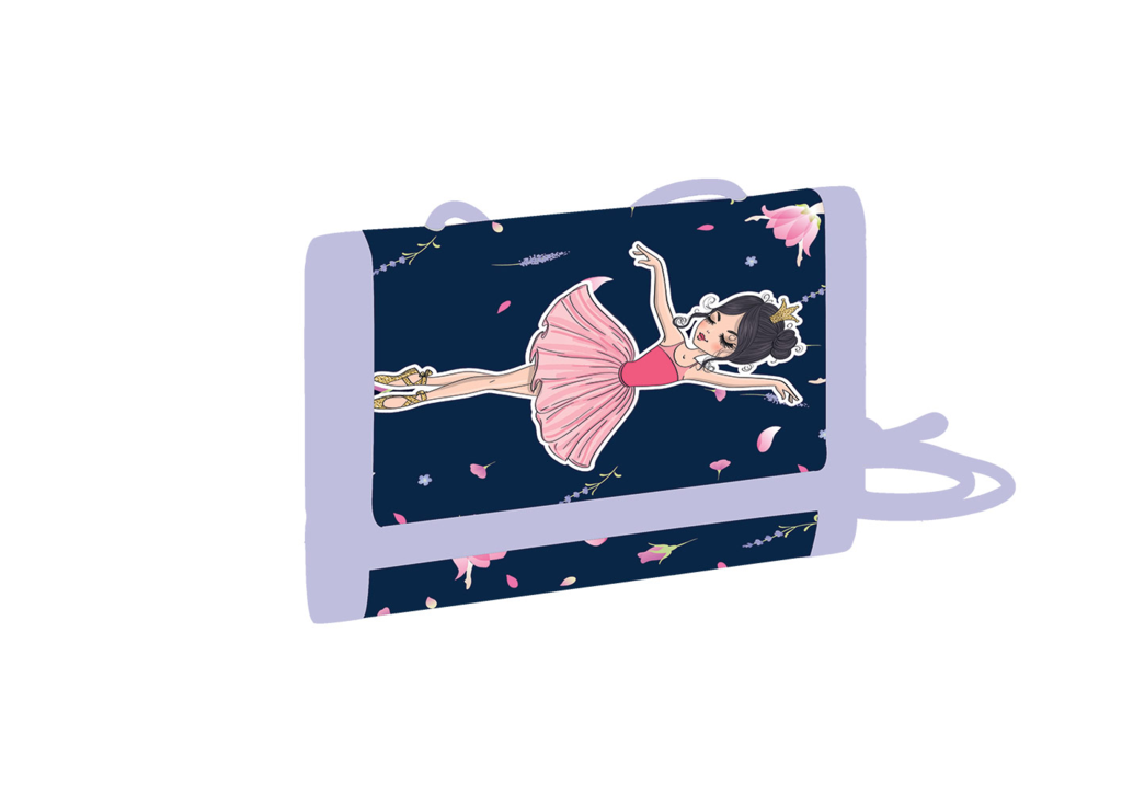 Karton P+P Dětská textilní peněženka Baletka