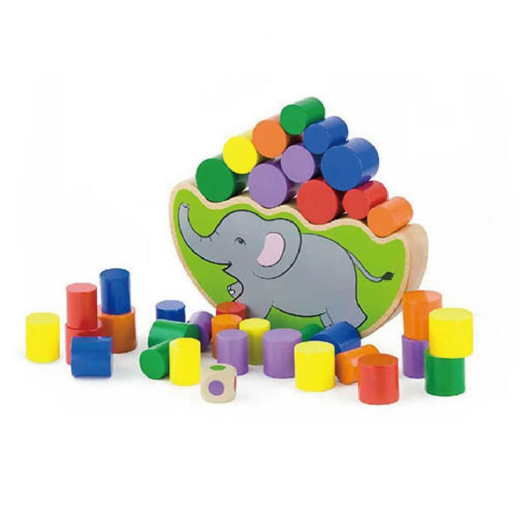 Viga Dřevěná hra sloní rovnováha