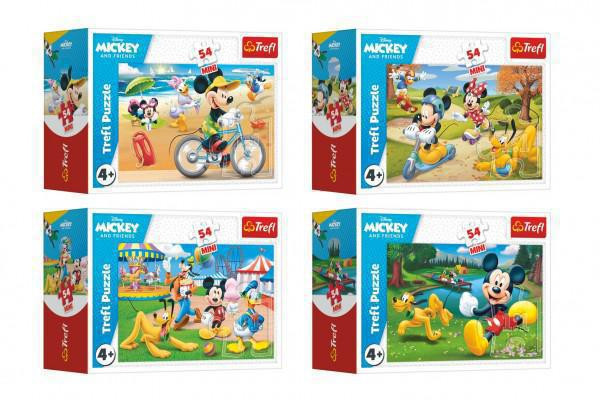 Trefl Minipuzzle 54 dílků Mickey Mouse Disney