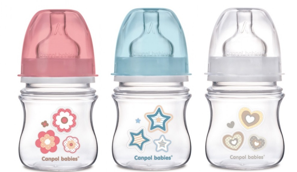 Canpol babies Antikoliková láhev se širokým hrdlem 120 ml Newborn baby Canpol