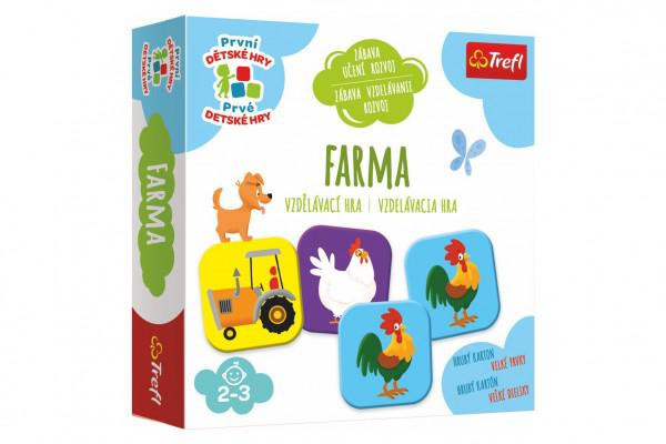Trefl Farma vzdělávací společenská hra pro nejmenší