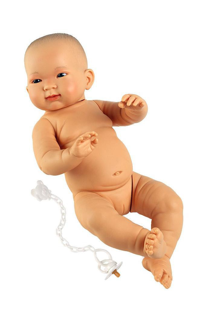 Llorens New Born holčička 45006 - realistická panenka miminko 45 cm