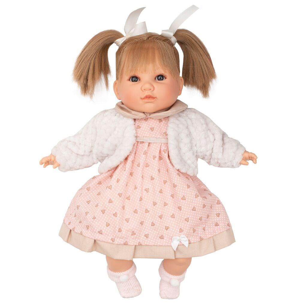 Berbesa Luxusní mluvící dětská panenka-holčička Natálka 40 cm