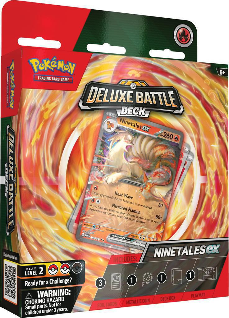 Pokémon Company Pokémon TCG: Deluxe Battle Deck - Ninetales ex & Zapdos ex