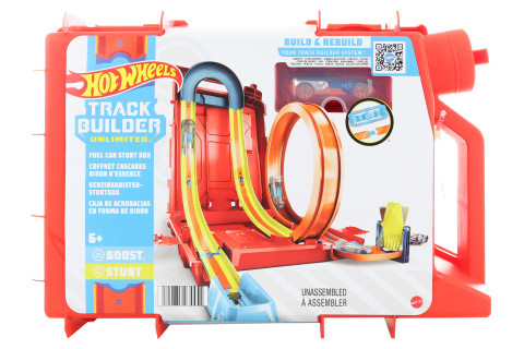 Mattel Hot Wheels Track builder Kanystr kaskadérských kousků