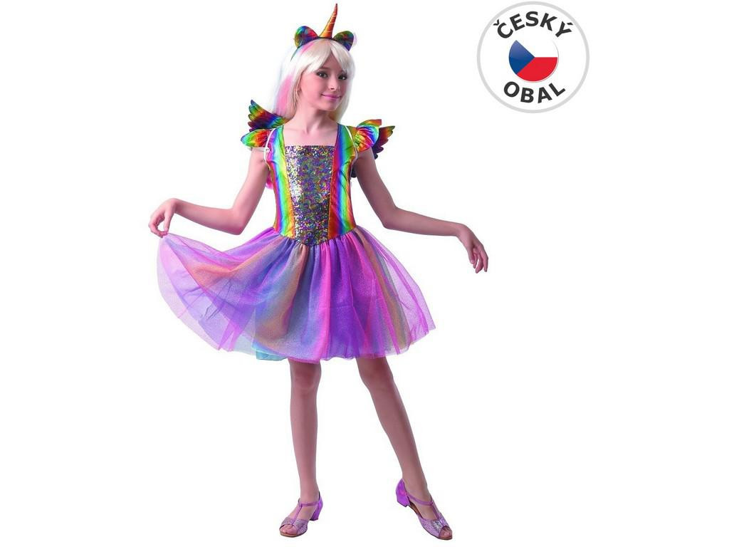 MADE Kostým na karneval - jednorožec, 120 - 130 cm