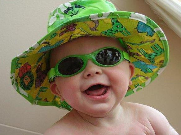 Babybanz Dětský UV klobouček Baby Banz Baby oboustranný 0-2 let