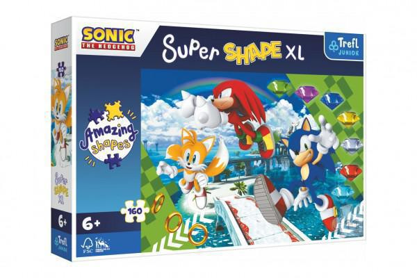 Trefl Puzzle Šťastný Sonic 160 XL Super Shape 60x40cm