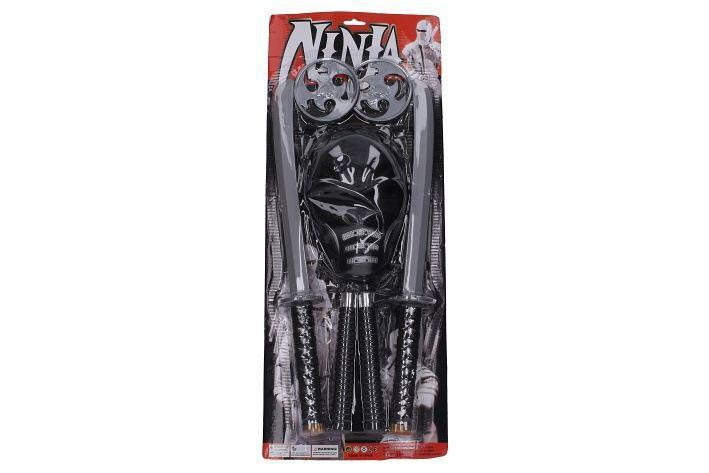 Wiky Ninja set maska a 5 zbraní