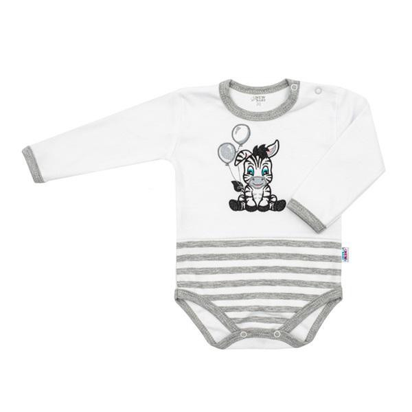 NEW BABY Kojenecké bavlněné body New Baby Zebra exclusive
