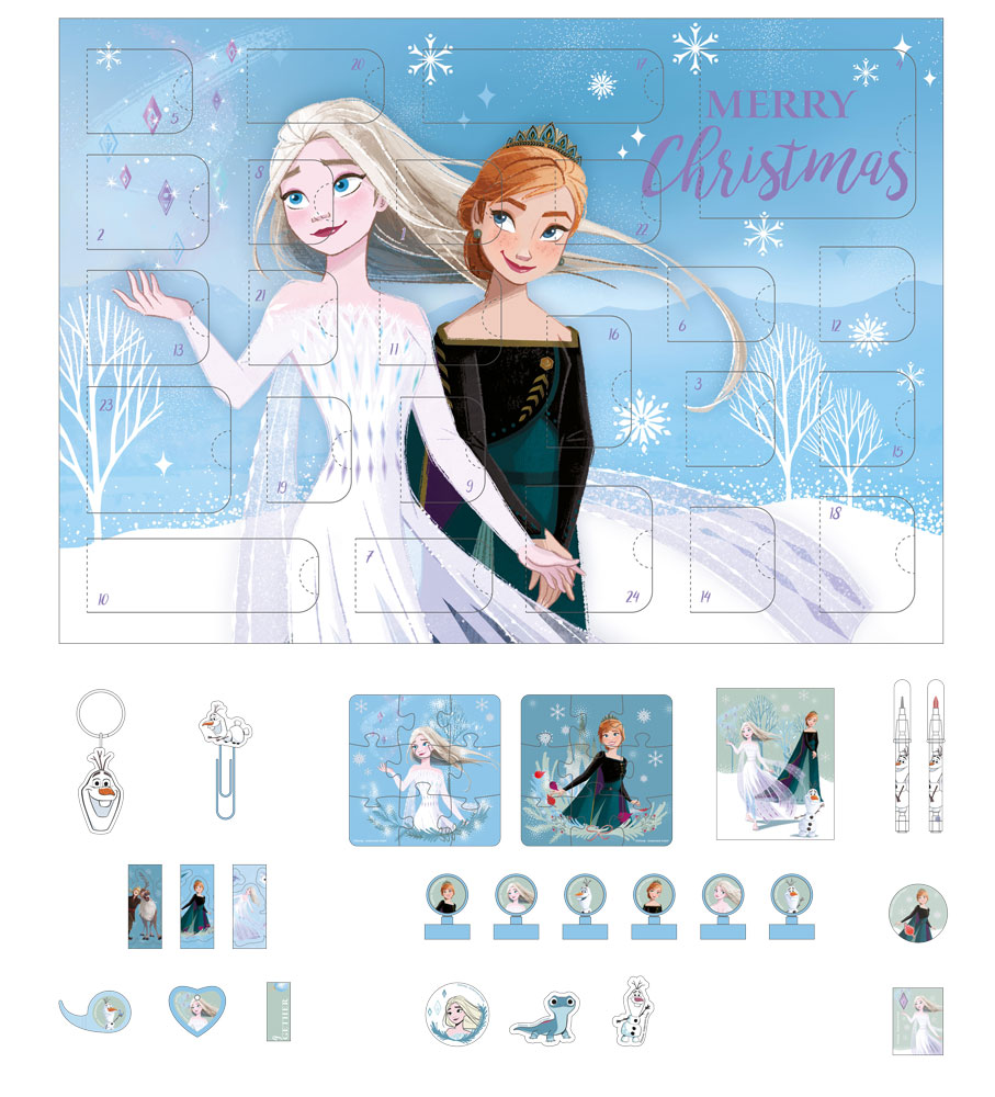 Karton P+P Adventní kalendář Frozen