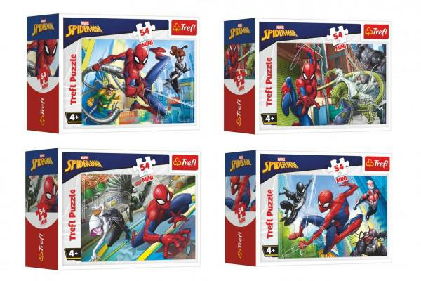 Trefl Minipuzzle 54 dílků Spidermanův čas