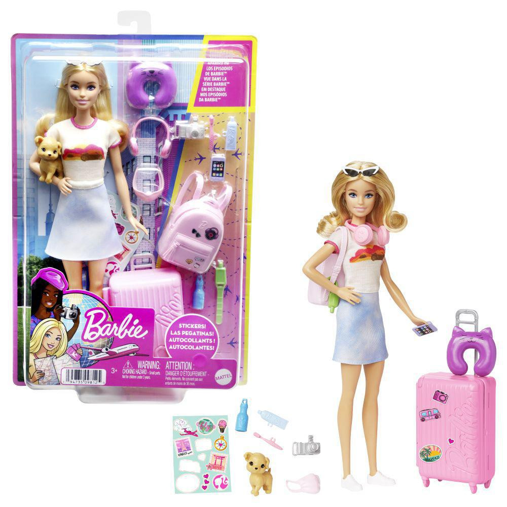 Mattel Panenka Malibu na cestách Barbie