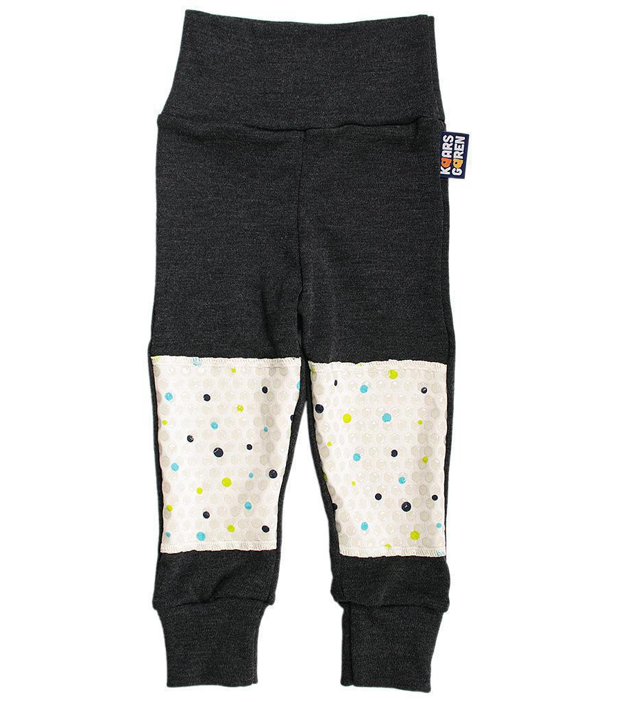 Kaarsgaren Protiskluzové kalhoty pro děti na lezení merino černé