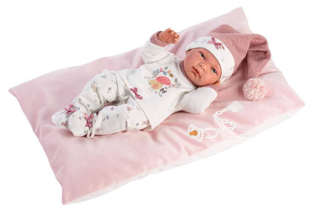 Llorens New Born holčička 73880 - realistická panenka miminko - 40 cm