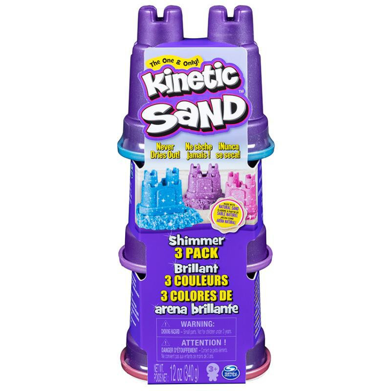 Spin master Kinetic Sand Balení 3 kelímků pastelových barev