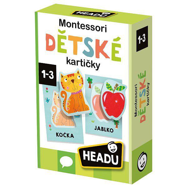 Headu Montessori Dětské kartičky Cs